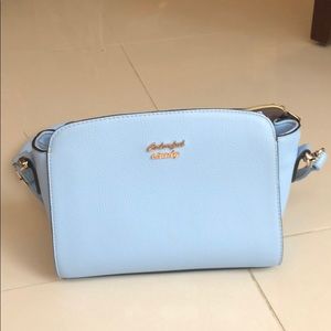 Light Blue Leather Bag